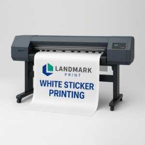 White Sticker Printing