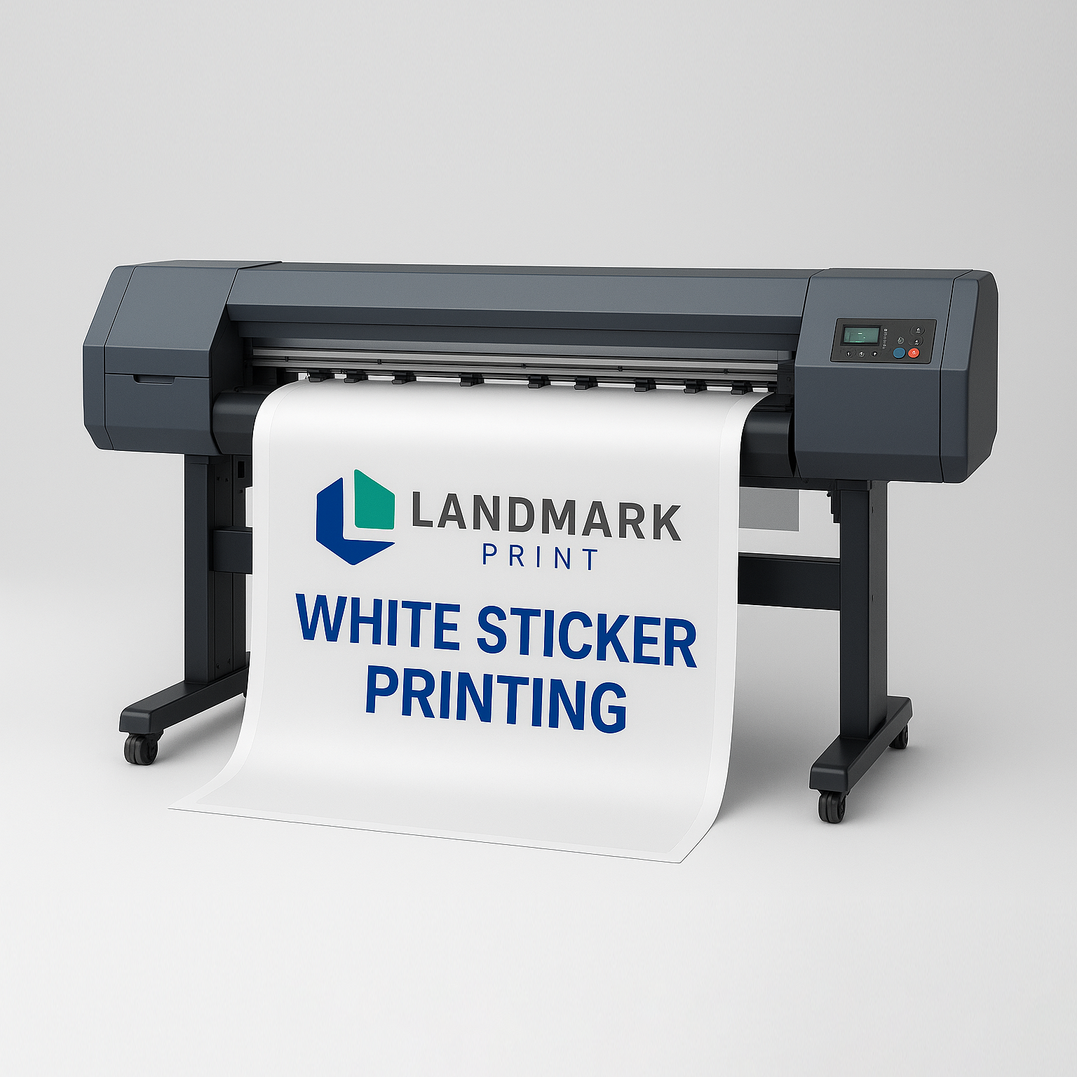 White Sticker Printing