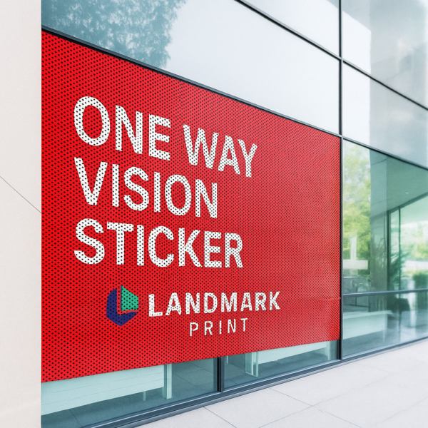 Perforated Sticker Printing Singapore | One Way Vision Stickers ...