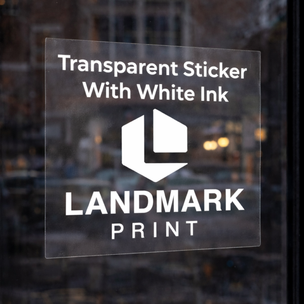 Translucent Wip Sticker Transparent Stickers with White Ink Printing Singapore | Premium Clear ...