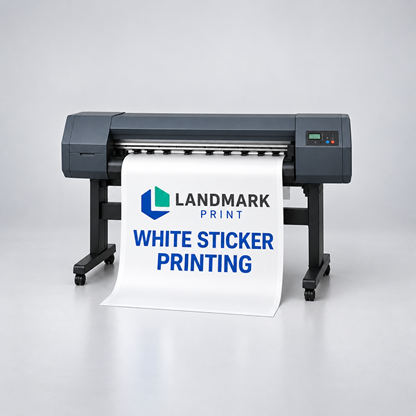White Sticker Printing