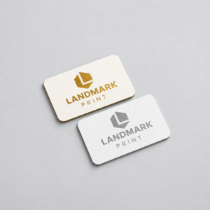 Hot Stamped Name Card Print