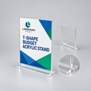 T-Shape Budget Acrylic Stand