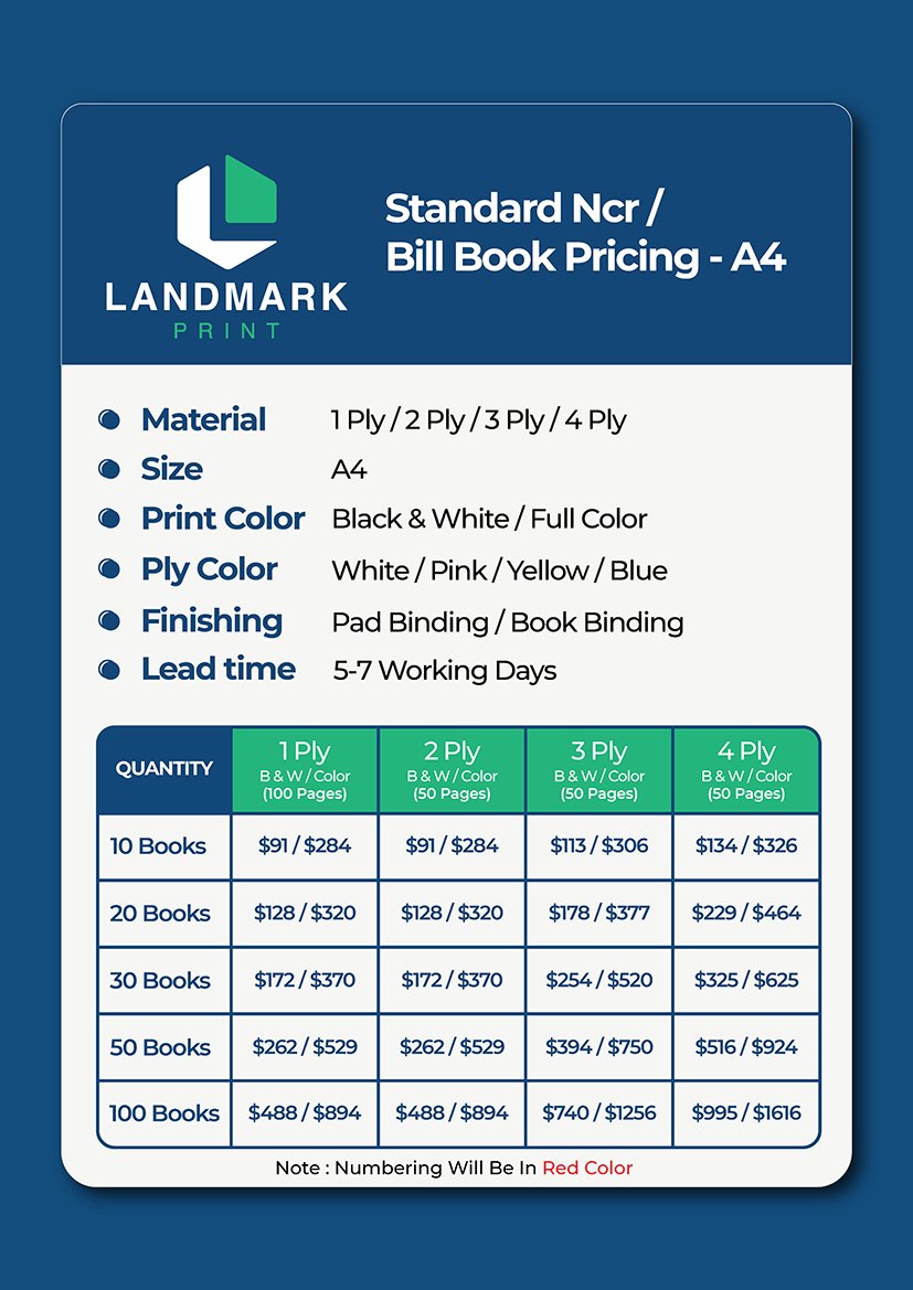 NCR Printing - A4 - Image 2