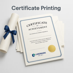 Standard Certificate Printing