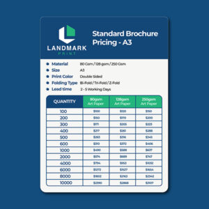 Standard Brochure A3