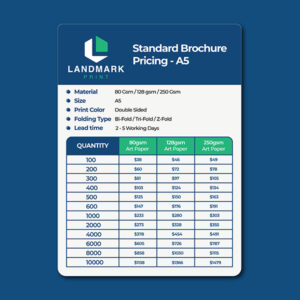 Standard Brochure A5