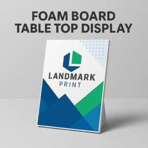 Foam Board Table Top Display