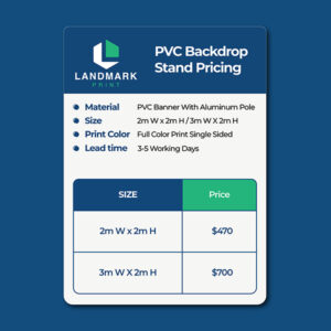 PVC Backdrop Stand