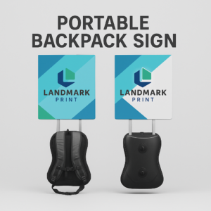 Portable Backpack Sign