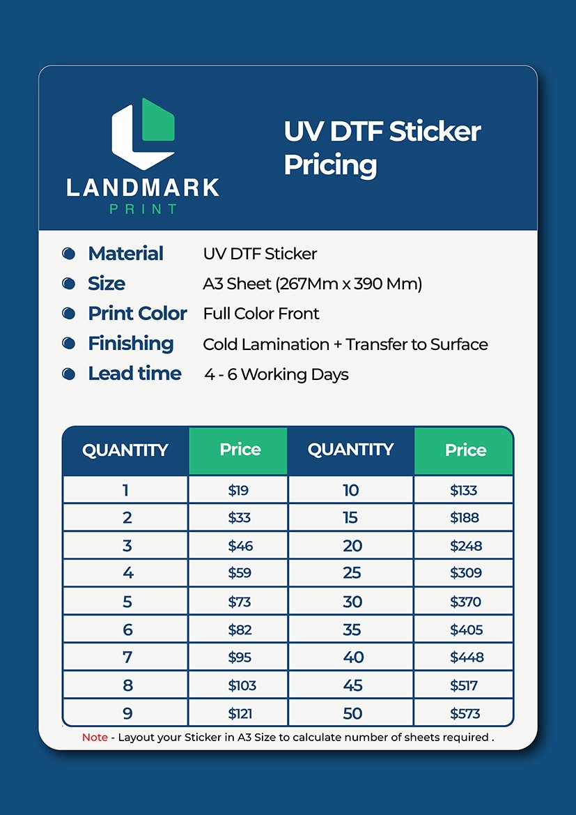 UV DTF Sticker - Image 2