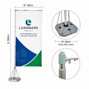 5M Giant Wind Flag Display
