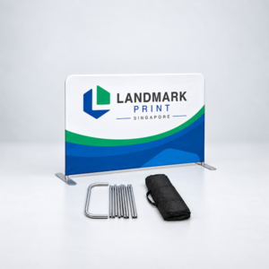 Tension Fabric Barrier Display