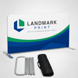 Tension Fabric Barrier Display